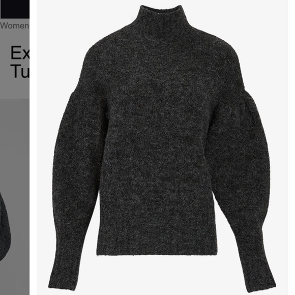 COPY - Express X You Chunky Turtleneck Sweater grey express women's sweatshirt - Picture 3 of 5
